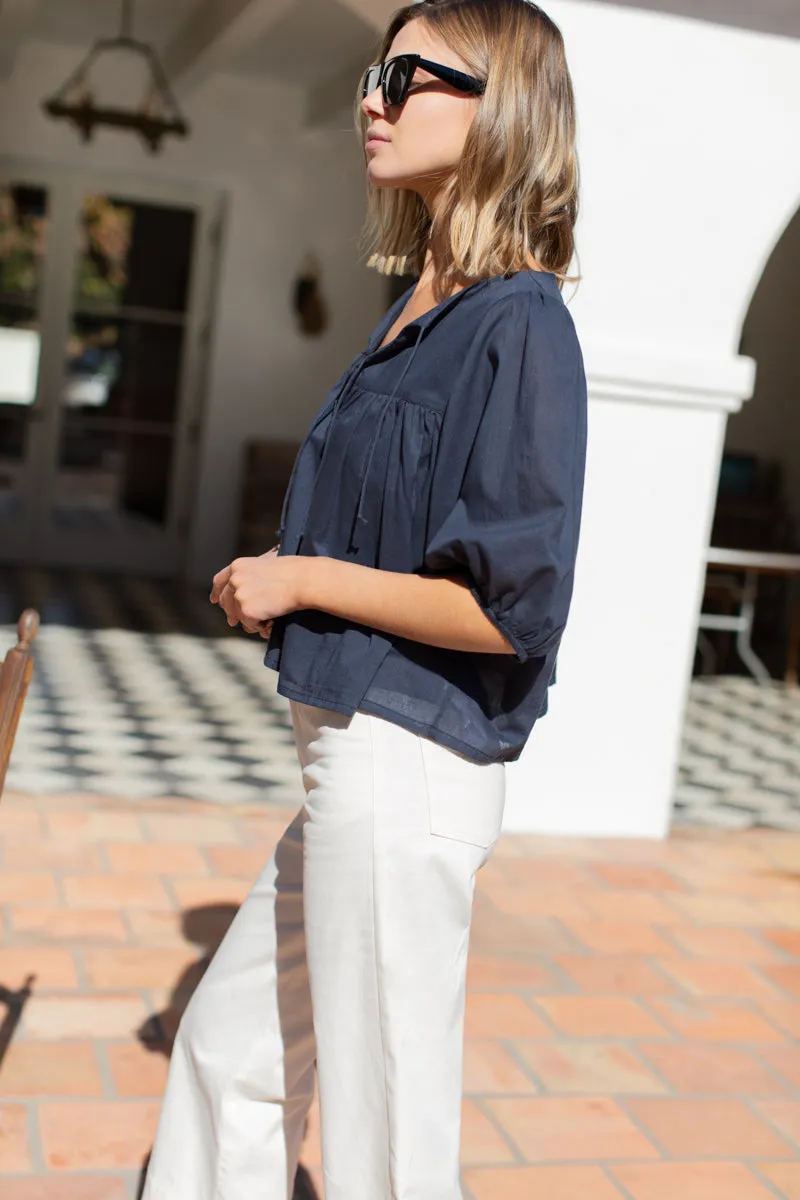 Puff Isla Top - Midnight Organic sold by Emerson Fry product image thumbnail 2