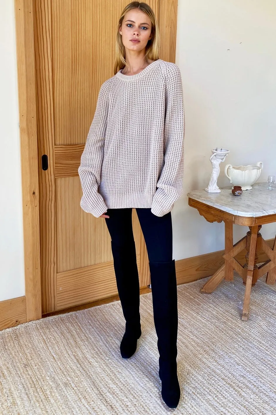 Over The Knee Boot - Black Suede sold by Emerson Fry product image thumbnail 3