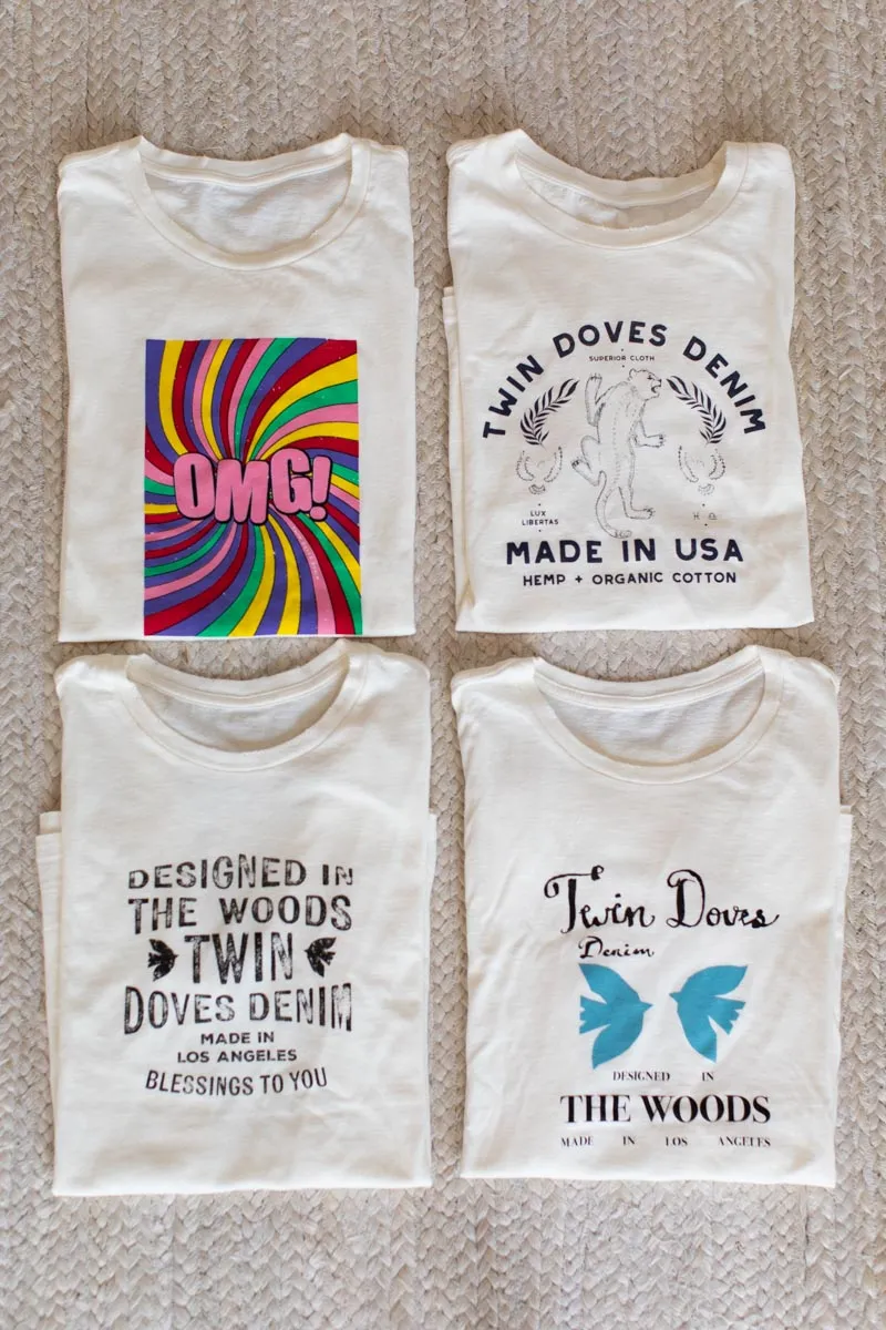 Twin Doves T-shirt sold by Emerson Fry product image thumbnail 5