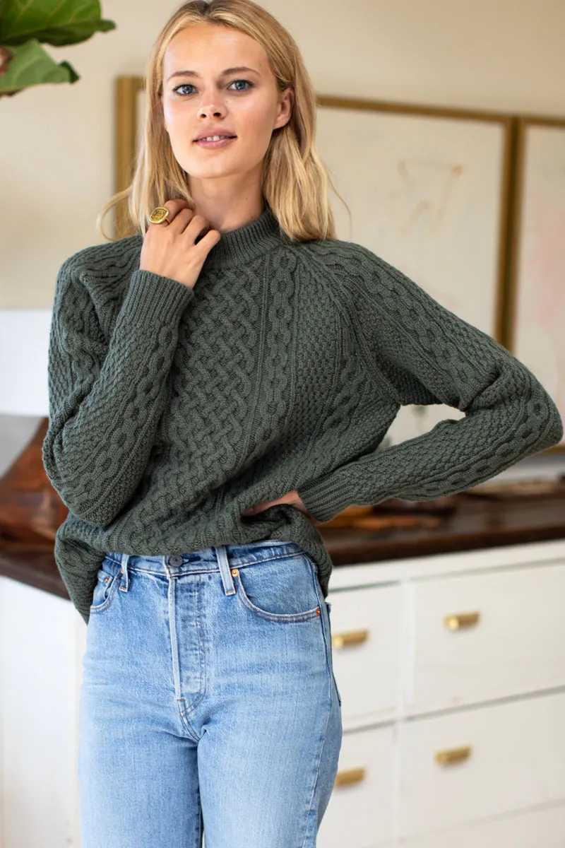 Fisherman Sweater - Forest sold by Emerson Fry product image thumbnail 4