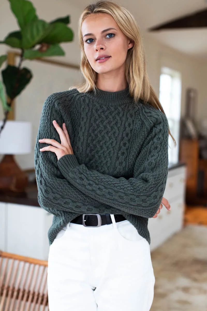 Fisherman Sweater - Forest sold by Emerson Fry product image thumbnail 3