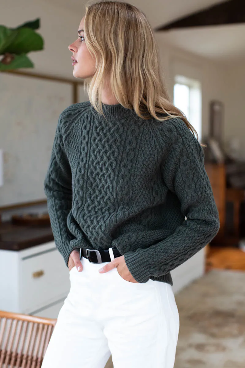 Fisherman Sweater - Forest sold by Emerson Fry product image thumbnail 2