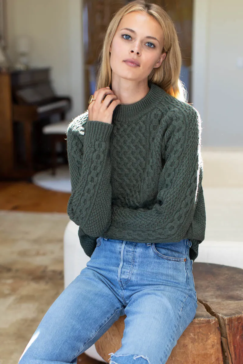 Fisherman Sweater - Forest sold by Emerson Fry