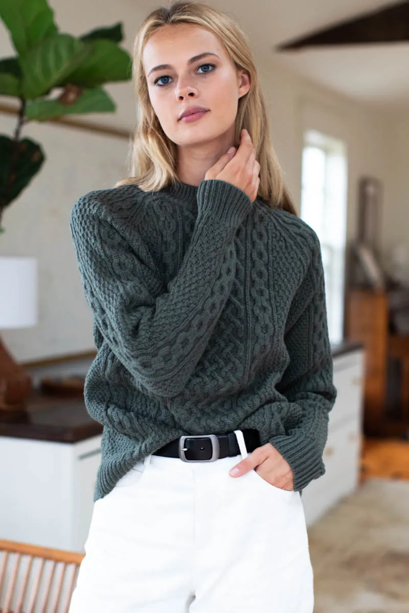 Fisherman Sweater - Forest sold by Emerson Fry product image thumbnail 5