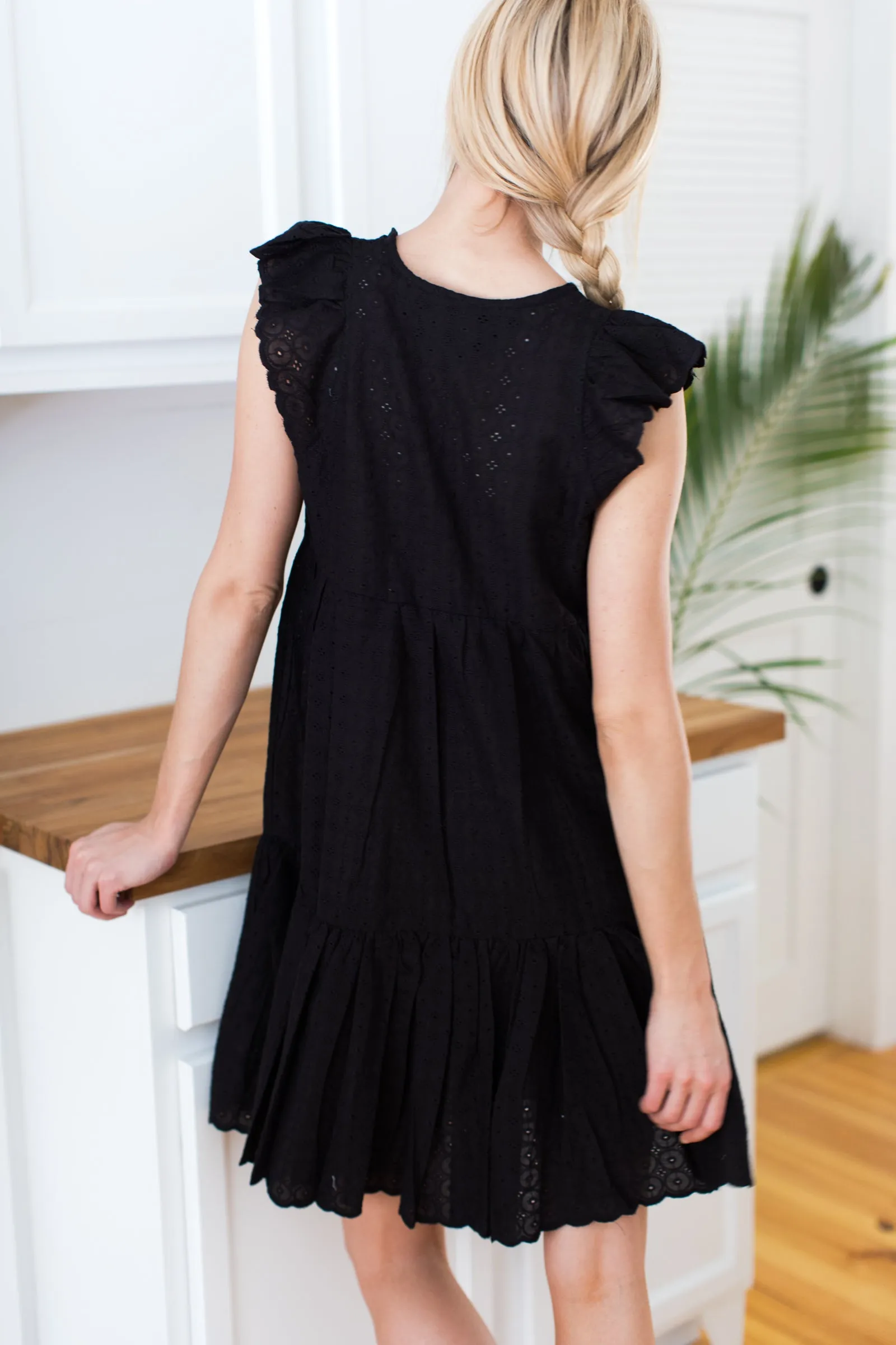 Angel Dress - Black Eyelet sold by Emerson Fry product image thumbnail 5