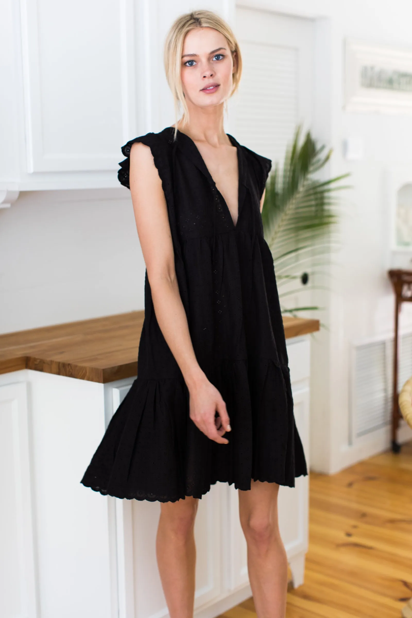 Angel Dress - Black Eyelet sold by Emerson Fry product image thumbnail 2