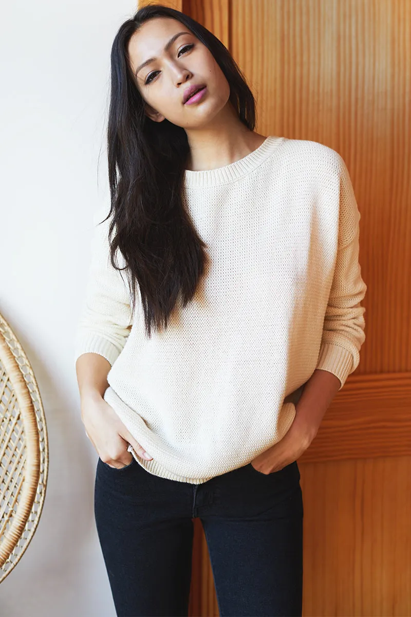 Carolyn Sweater - Ivory Organic sold by Emerson Fry product image thumbnail 2