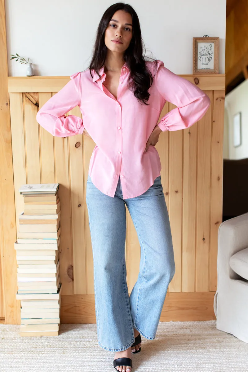 Frankie Blouse Colorblock - Rapture Rose + Peony sold by Emerson Fry product image thumbnail 3