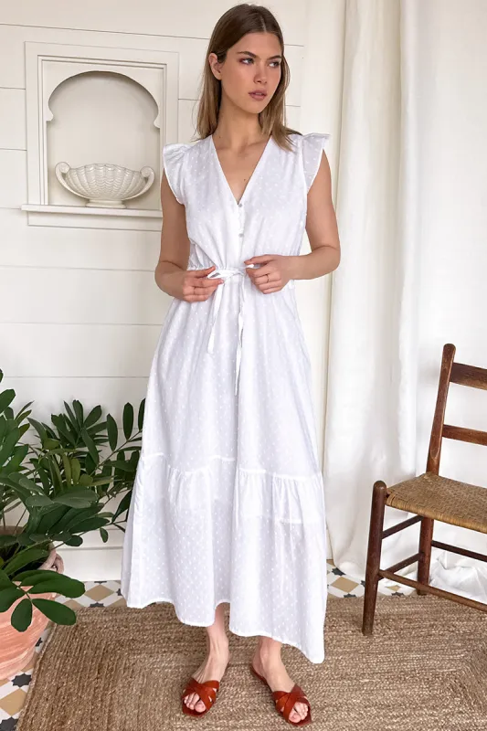 Surya - White Swiss Dot Organic sold by Emerson Fry