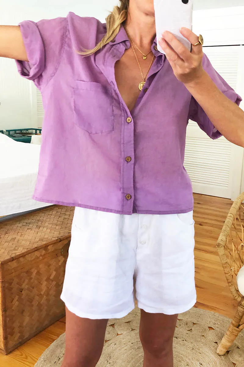 Boxy Shirt - Lavender Organic sold by Emerson Fry product image thumbnail 4
