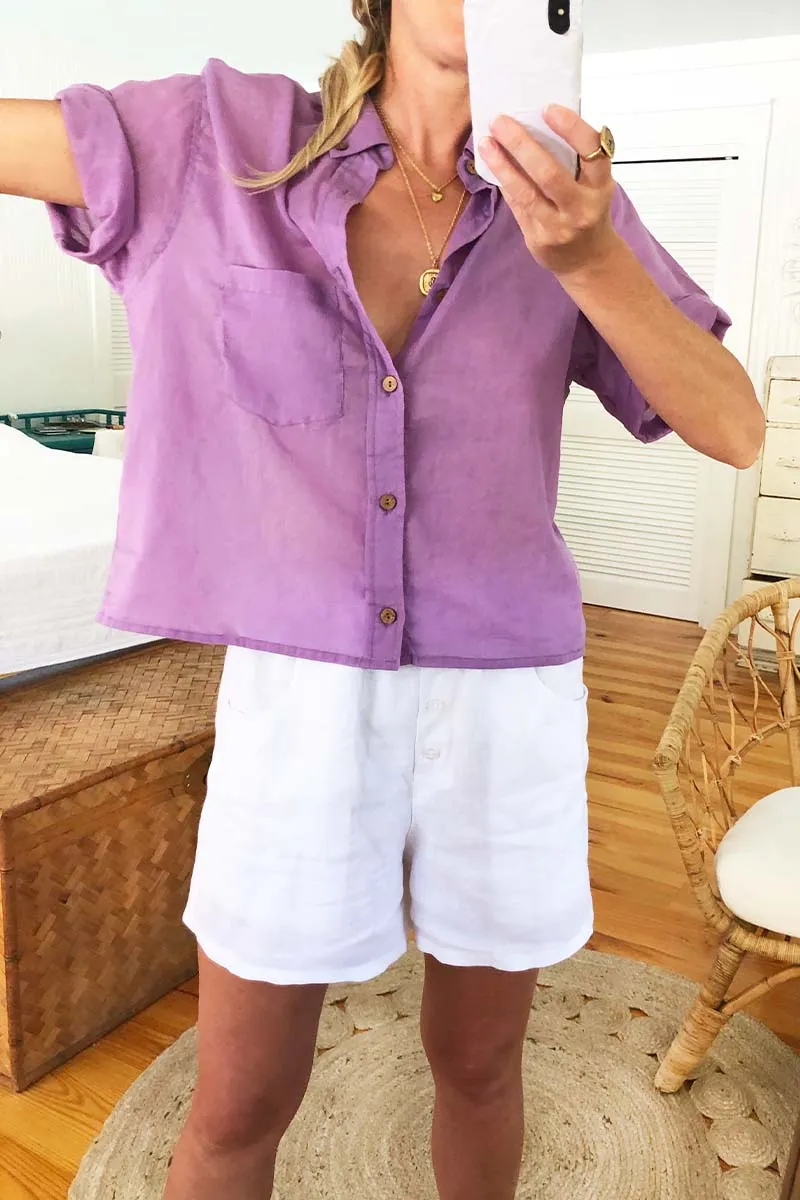 Boxy Shirt - Lavender Organic sold by Emerson Fry product image thumbnail 3