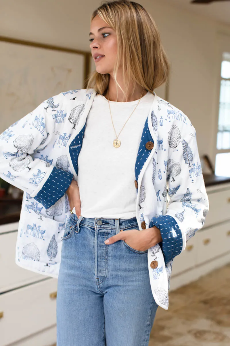 Reversible Quilted Jacket - Twin Fawn Organic sold by Emerson Fry product image thumbnail 4