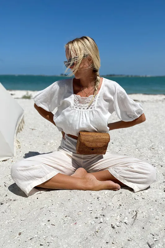 Rosemary Top - White Organic sold by Emerson Fry