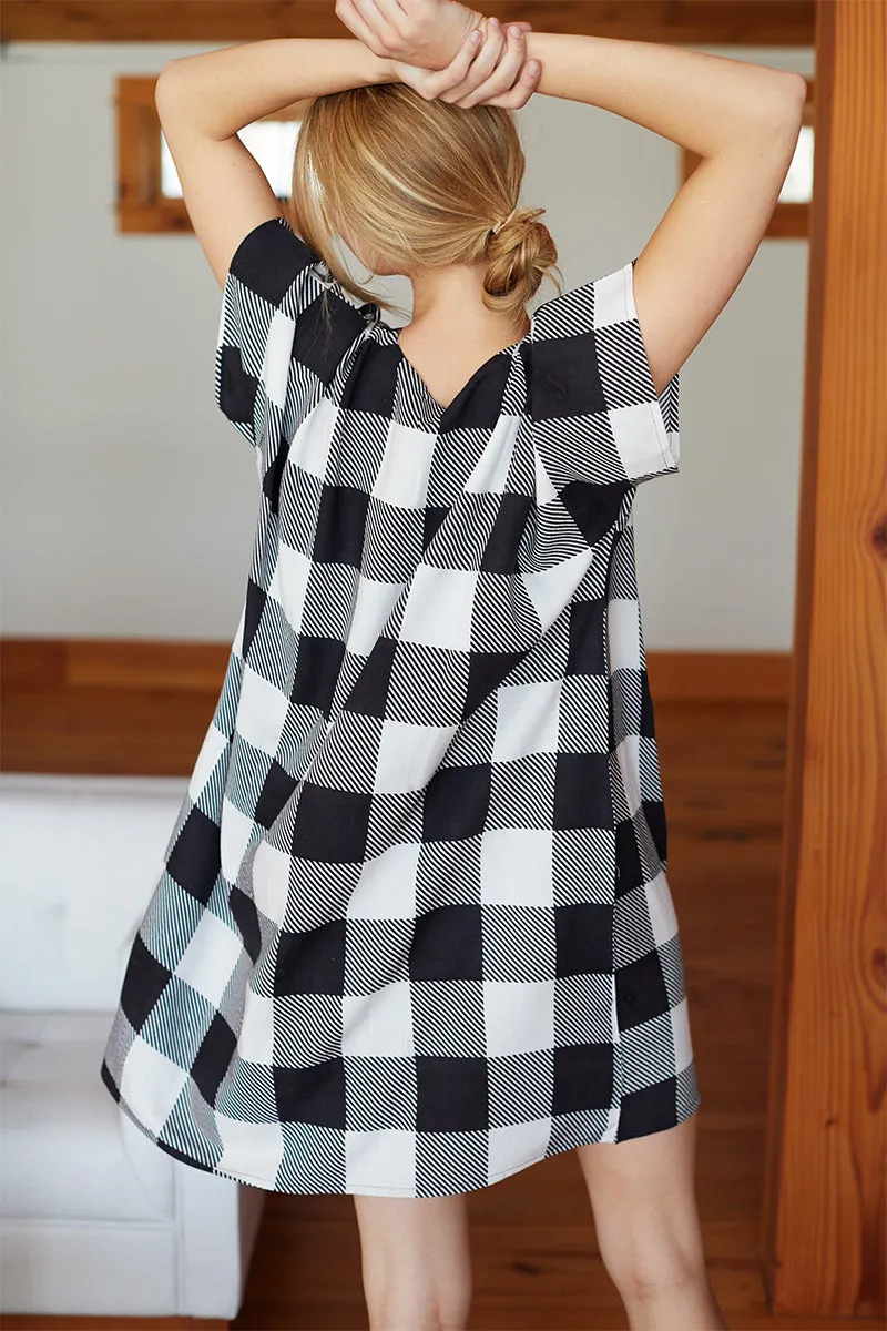 Lorient Dress - Big Gingham sold by Emerson Fry product image thumbnail 5