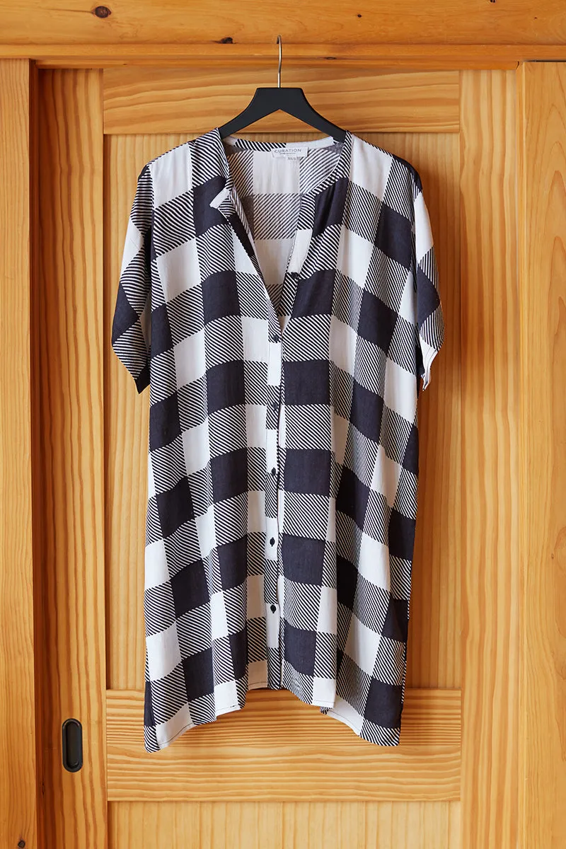 Lorient Dress - Big Gingham sold by Emerson Fry product image thumbnail 3