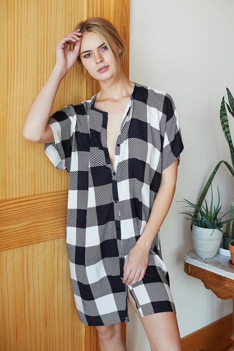 Lorient Dress - Big Gingham sold by Emerson Fry product image thumbnail 4