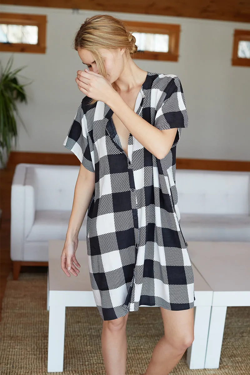Lorient Dress - Big Gingham sold by Emerson Fry product image thumbnail 2