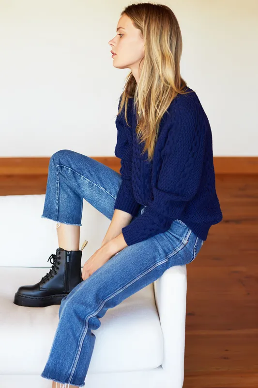 Fisherman Sweater - Indigo sold by Emerson Fry