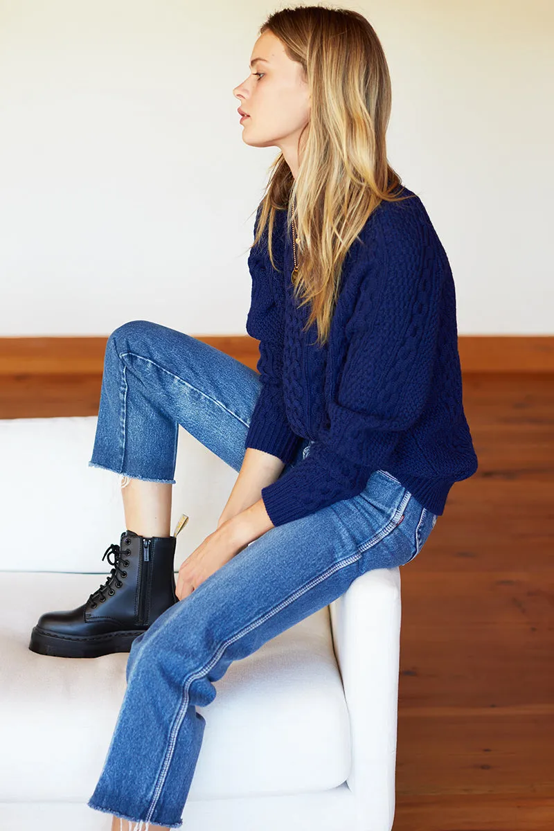 Fisherman Sweater - Indigo sold by Emerson Fry