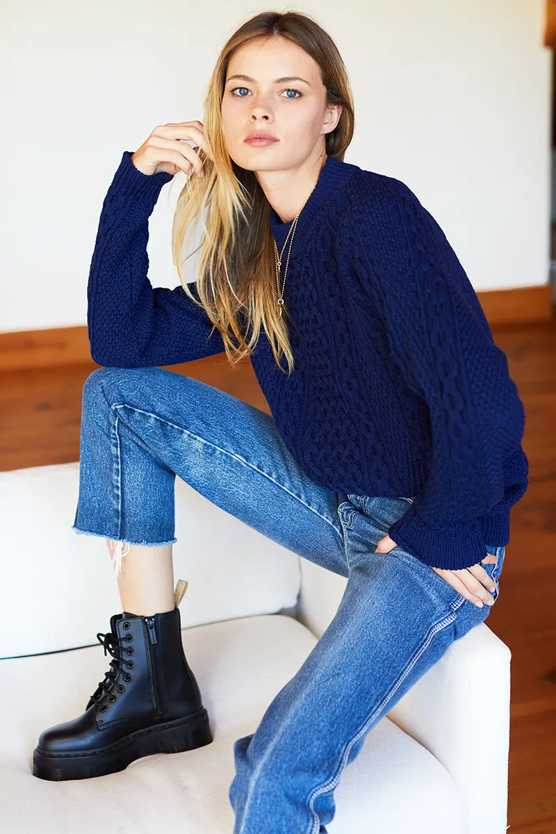 Fisherman Sweater - Indigo sold by Emerson Fry product image thumbnail 5