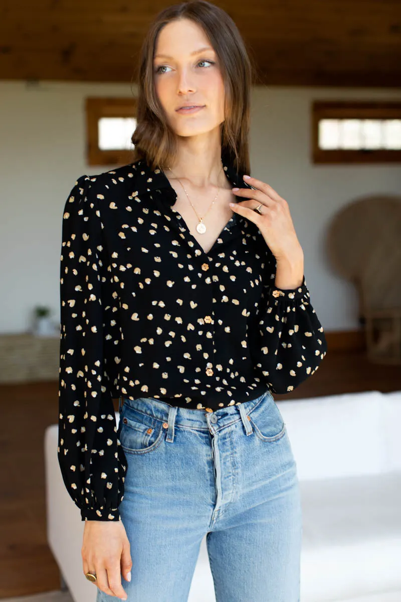 Frankie Blouse - Falling Petals sold by Emerson Fry