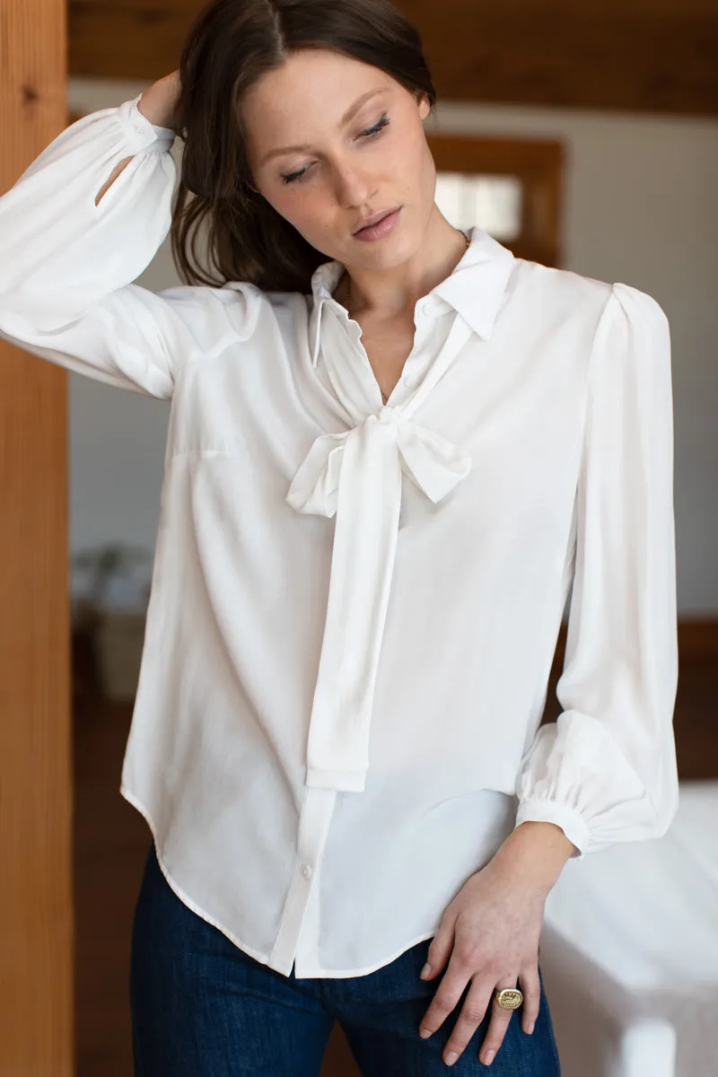 Frankie Blouse - White sold by Emerson Fry
