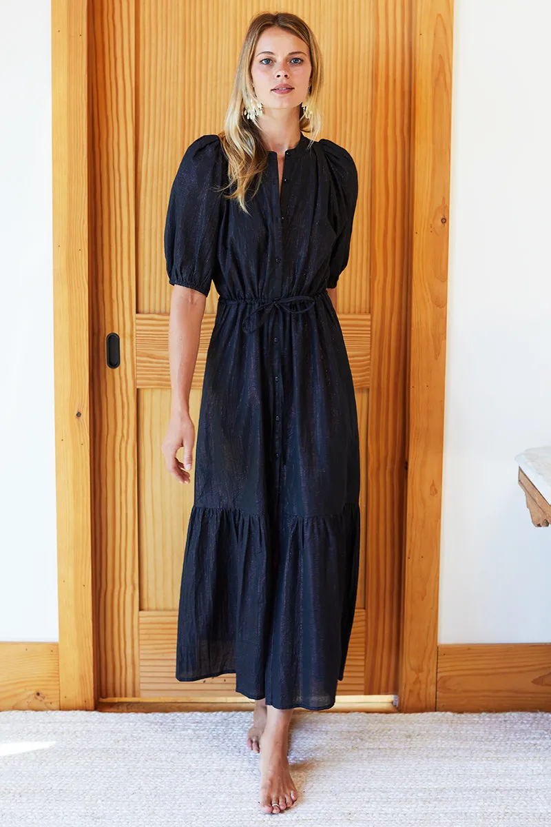 Lucy Dress - Rainbow Black Lurex sold by Emerson Fry product image thumbnail 5