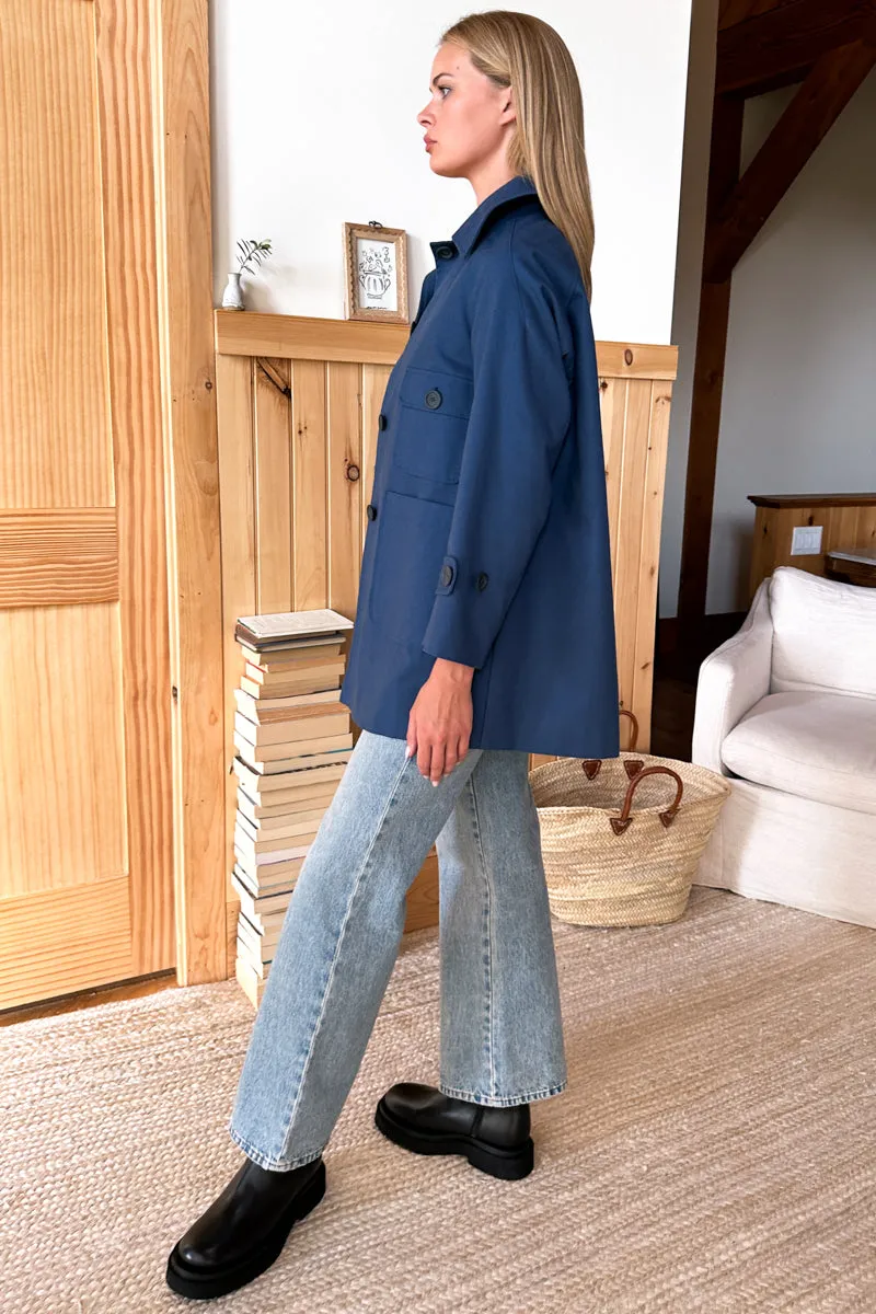 Becky Coat - Navy Organic sold by Emerson Fry product image thumbnail 3