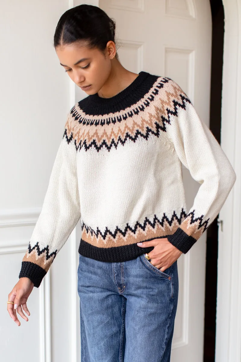 Fair Isle Crewneck - Nordic Mix Alpaca sold by Emerson Fry product image thumbnail 4