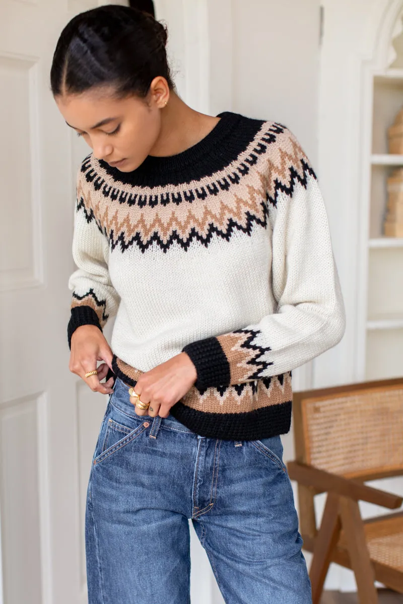 Fair Isle Crewneck - Nordic Mix Alpaca sold by Emerson Fry product image thumbnail 2