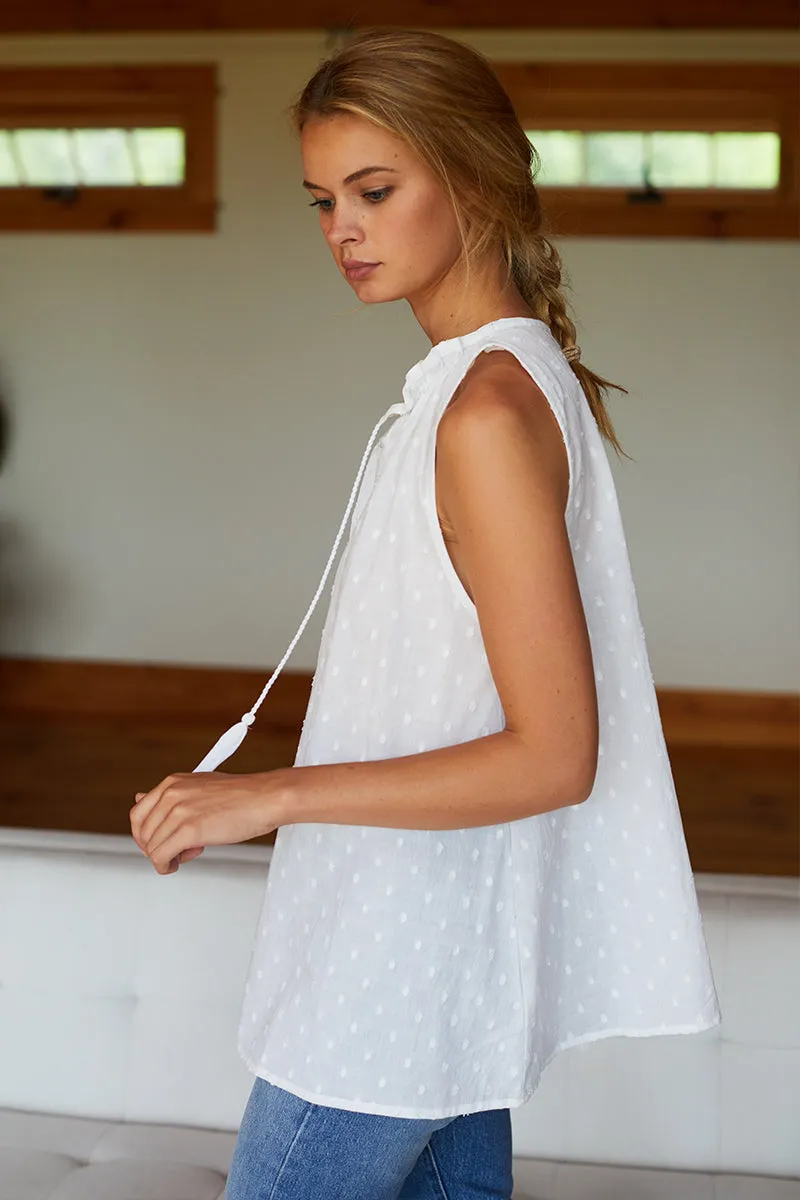 Swing Tank - White Swiss Dots sold by Emerson Fry product image thumbnail 4