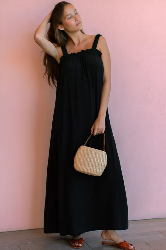 Ophelia Maxi Dress - Black sold by Emerson Fry