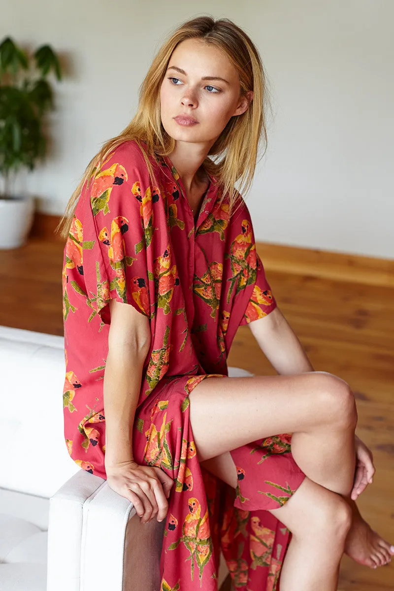 Sol Caftan - Rose Fred Parrot sold by Emerson Fry