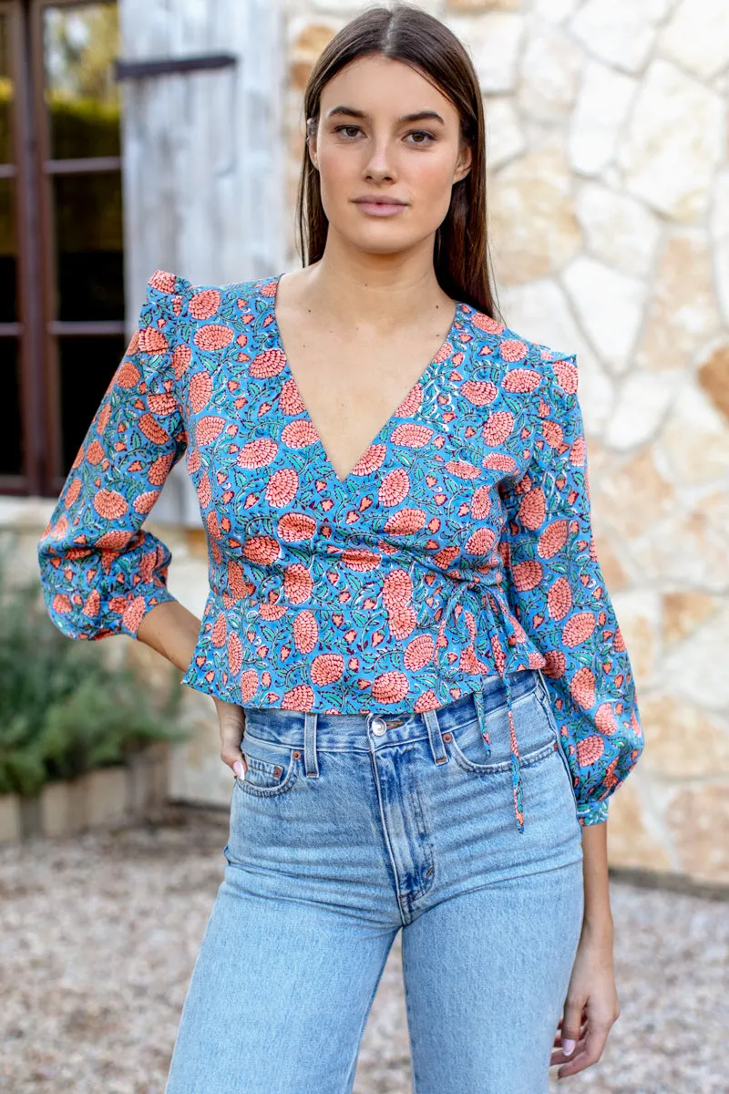 Bishop Frill Top - Chateau Flower sold by Emerson Fry