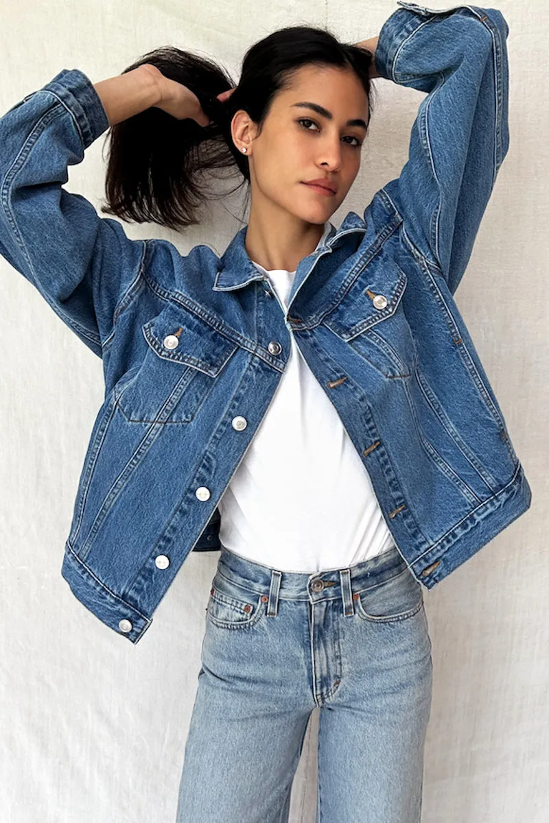 Easy Jacket Boyfriend Fit - Denim sold by Emerson Fry
