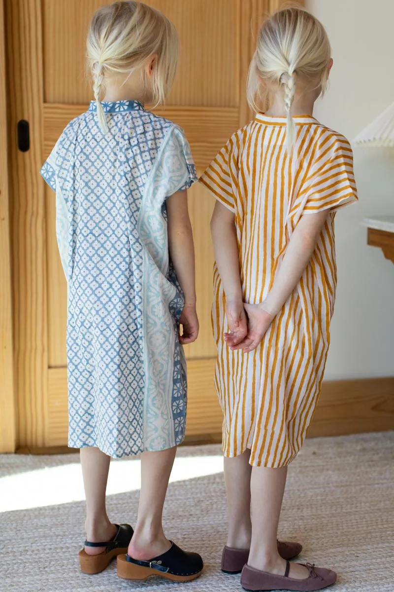 Little Fry Caftan - Daughters Blue Organic sold by Emerson Fry product image thumbnail 5