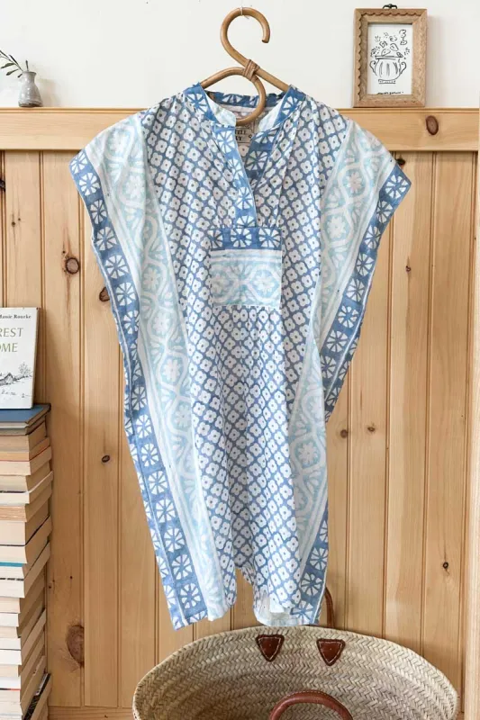 Little Fry Caftan - Daughters Blue Organic made by Emerson Fry