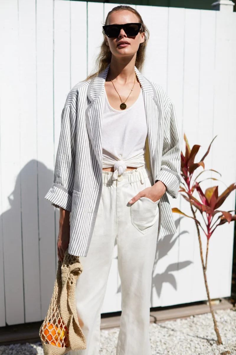 Errands Jacket - Charcoal Stripe sold by Emerson Fry product image thumbnail 4