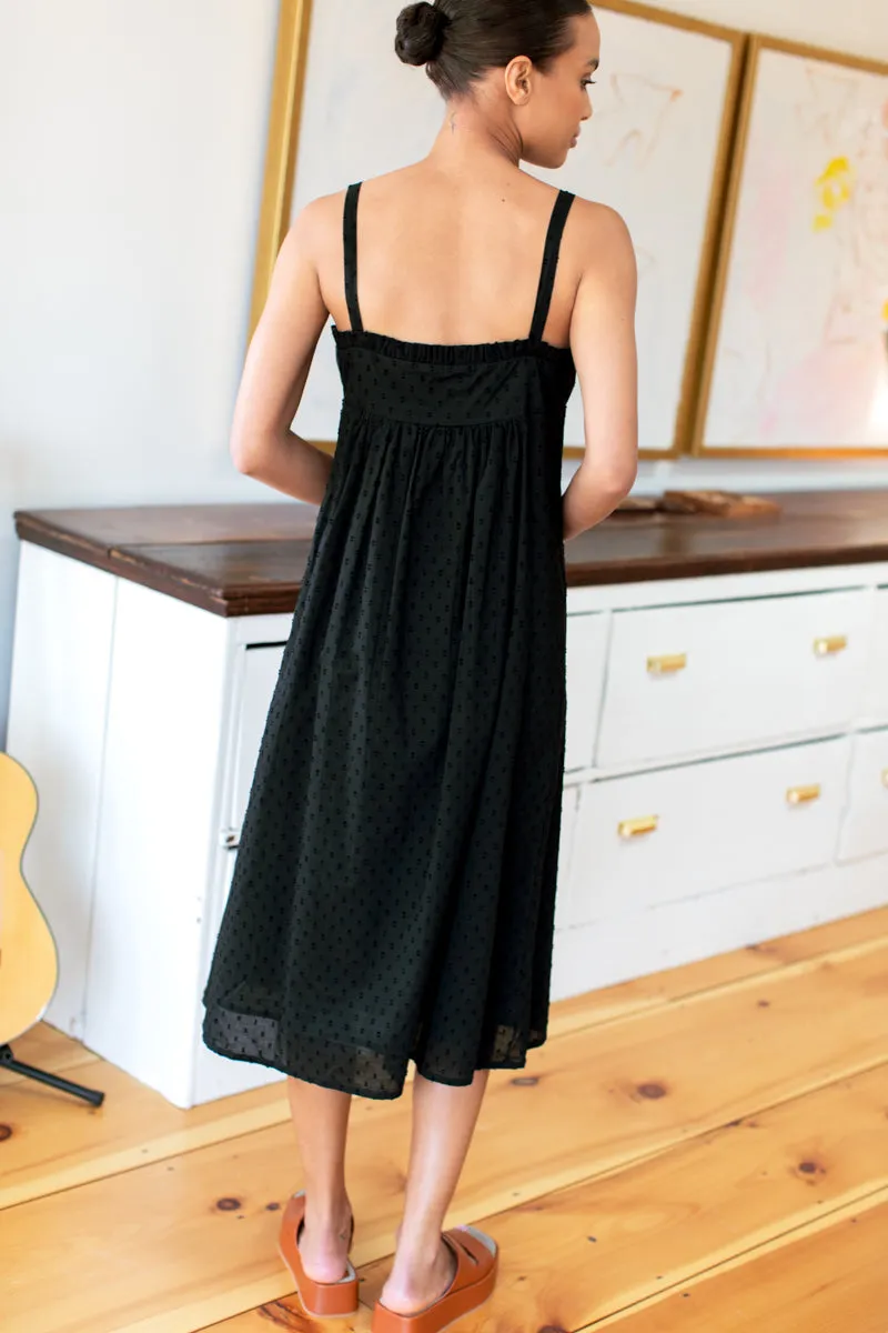 Astrid Midi Dress - Black Swiss Dot Organic sold by Emerson Fry product image thumbnail 5
