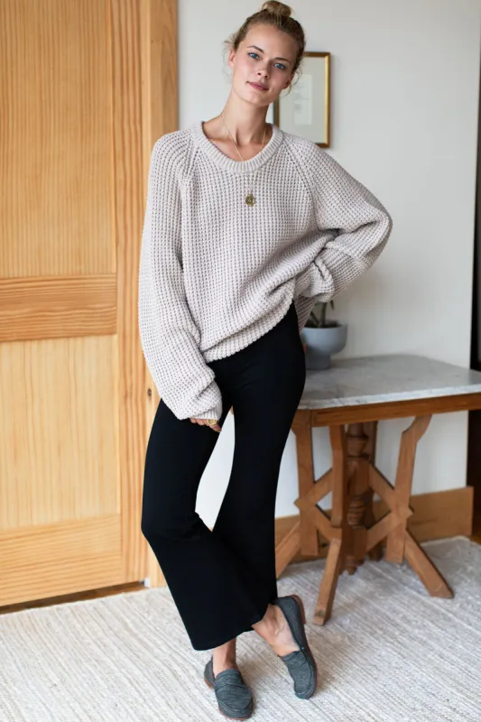 Layering Flare - Black Ponte made by Emerson Fry