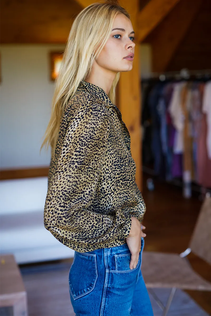 Frankie Blouse - Little Cheetah Silk sold by Emerson Fry product image thumbnail 5