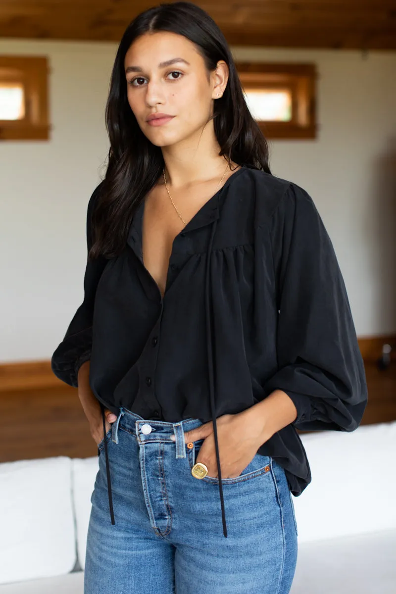 Poet Blouse - Black sold by Emerson Fry product image thumbnail 2