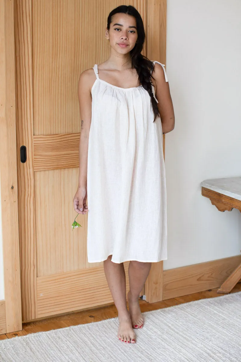 Mae Patch Pocket Dress - Salt Linen sold by Emerson Fry product image thumbnail 2