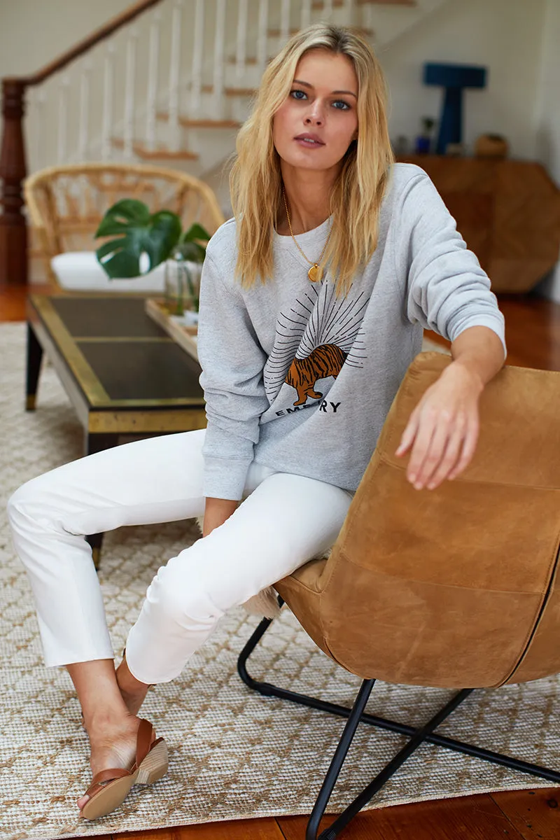 Tiger Sweatshirt - Grey sold by Emerson Fry product image thumbnail 3