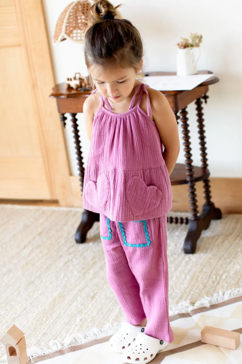Little Fry Sunshine Pant - Bon Pink Organic sold by Emerson Fry product image thumbnail 2