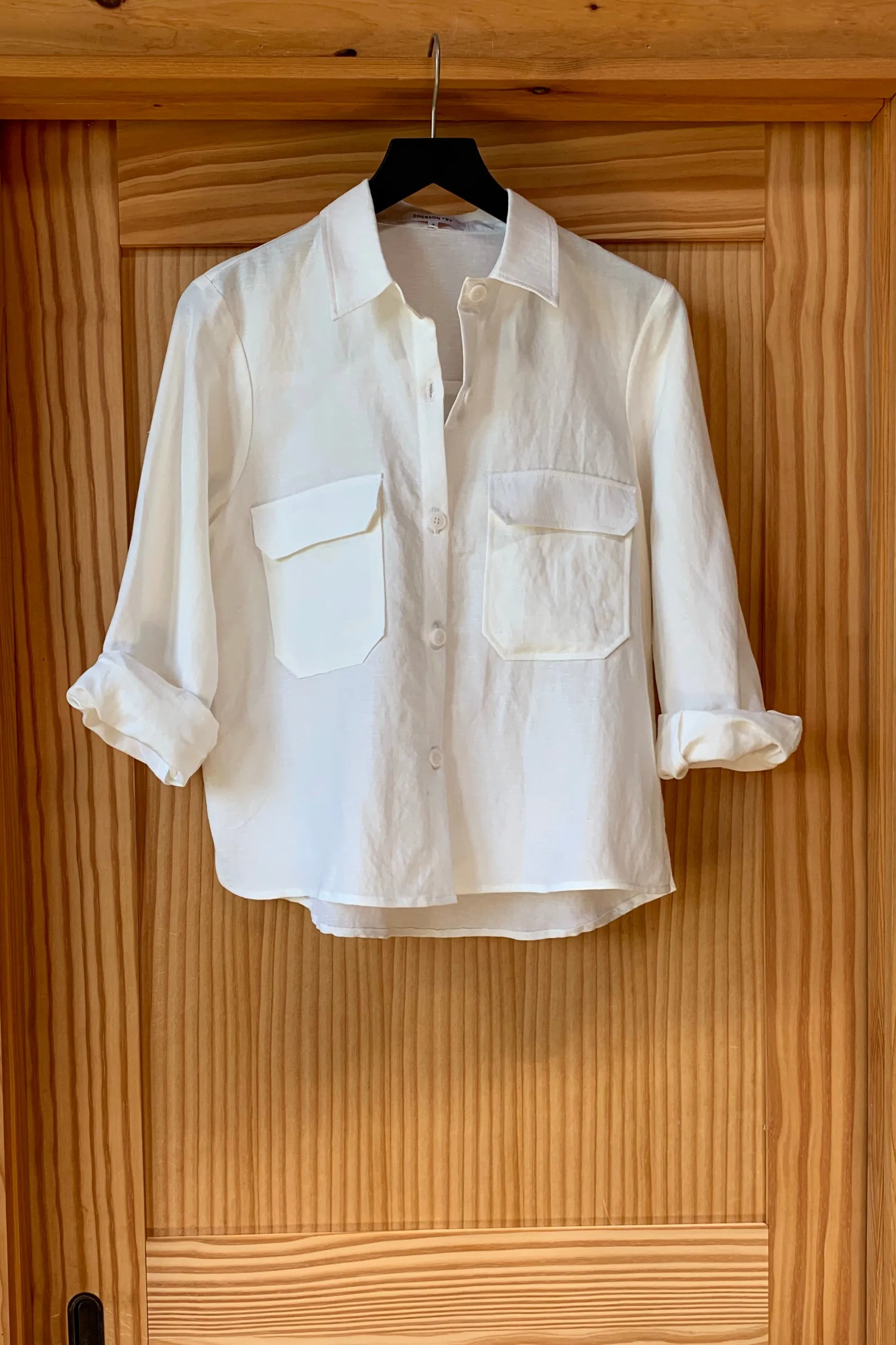 Utility Blouse - Ivory Linen sold by Emerson Fry