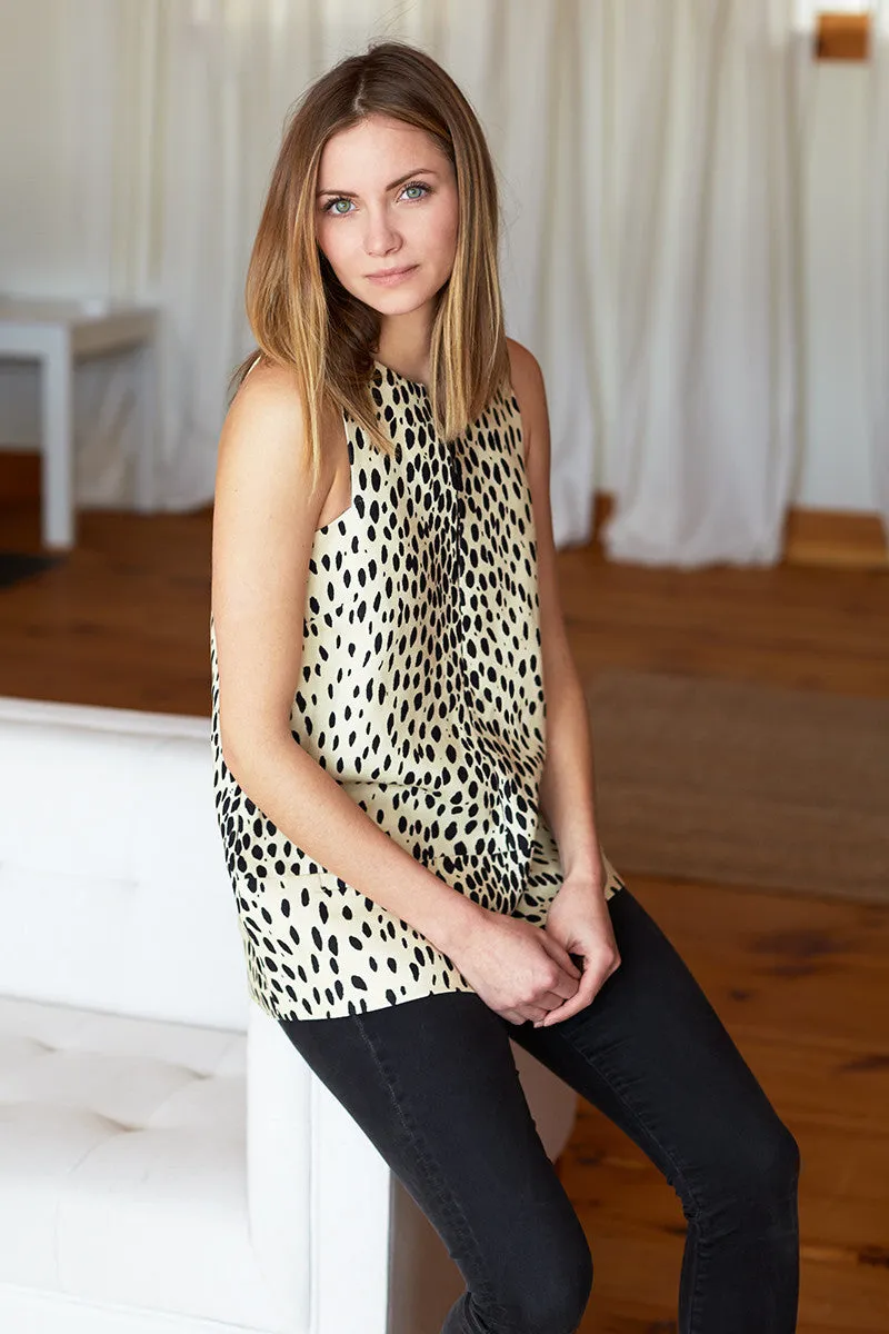 A Line Mod Top - Leopard sold by Emerson Fry product image thumbnail 4