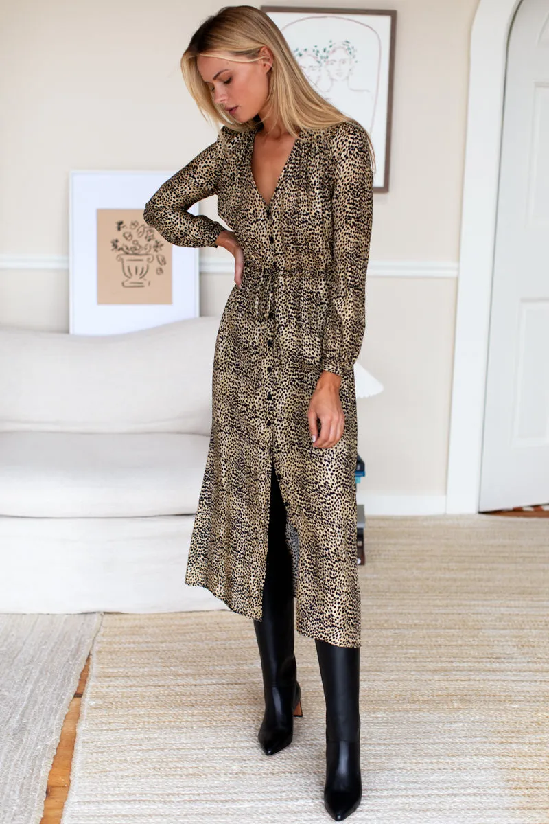 May Dress - Little Cheetah Silk sold by Emerson Fry product image thumbnail 2