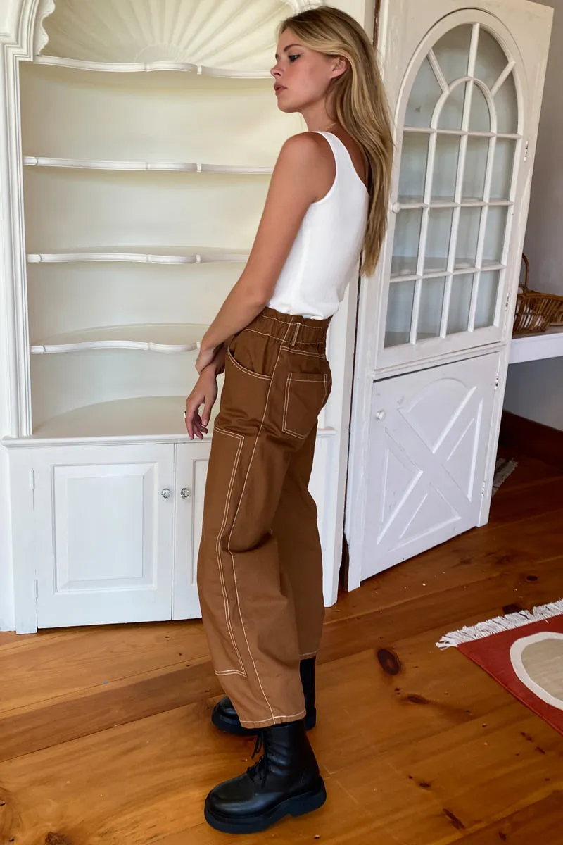 Barrel Work Pant - Caramel Organic sold by Emerson Fry product image thumbnail 2