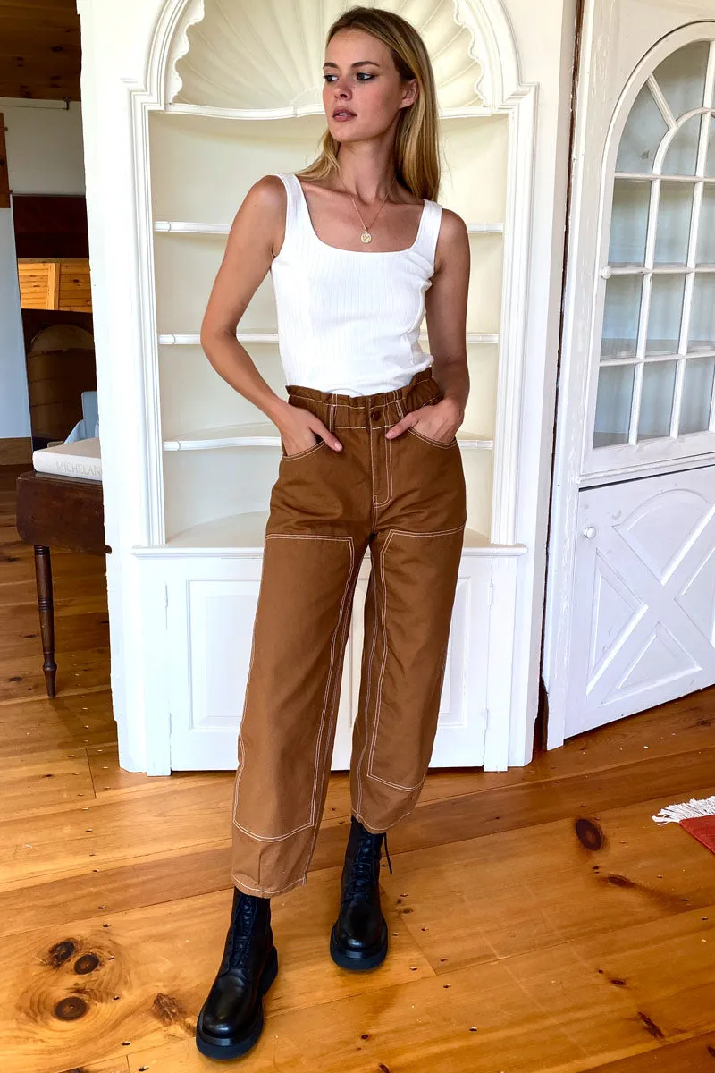 Barrel Work Pant - Caramel Organic sold by Emerson Fry product image thumbnail 3